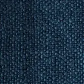 Blue woven fabric sample with repeating raised circular texture, grid pattern, and subtle tonal variations; formitalia panama 28-33 detail.